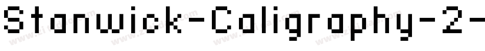 Stanwick-Caligraphy-2字体转换