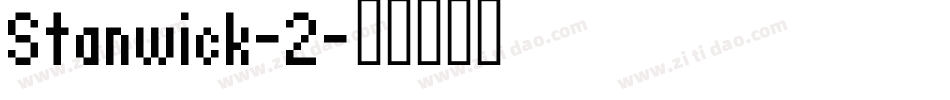 Stanwick-2字体转换