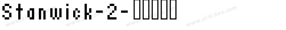 Stanwick-2字体转换
