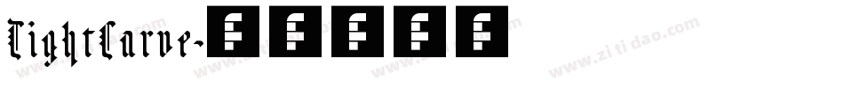 TightCarve字体转换