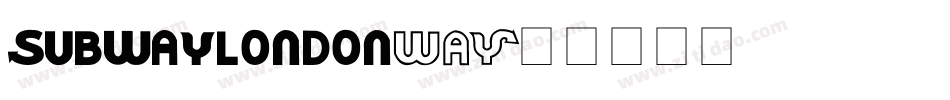 SubwayLondon字体转换