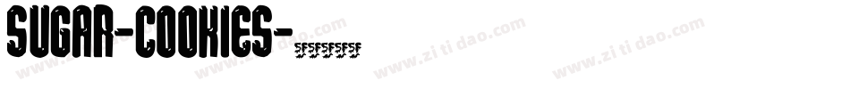 SUGAR-COOKIES字体转换