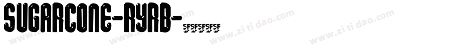 Sugarcone-rYRB字体转换