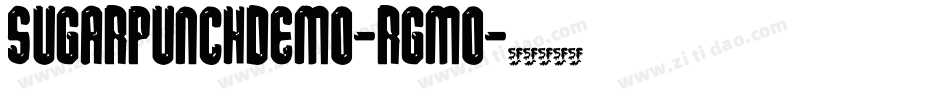 Sugarpunchdemo-rGMO字体转换
