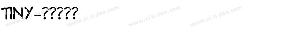 TINY字体转换