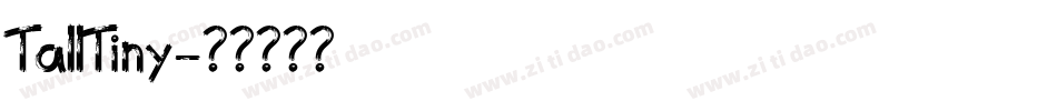 TallTiny字体转换