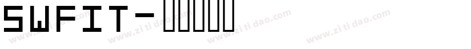 swfit字体转换