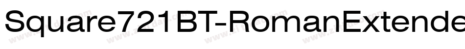 Square721BT-RomanExtended字体转换