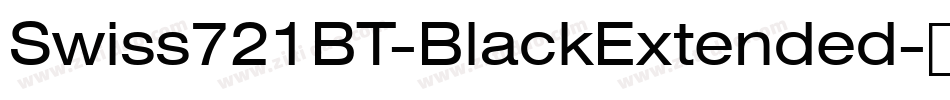 Swiss721BT-BlackExtended字体转换