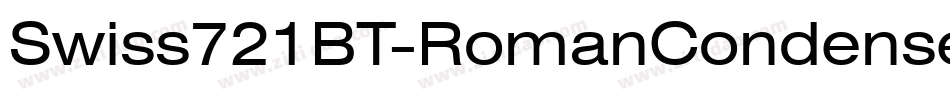 Swiss721BT-RomanCondensed字体转换