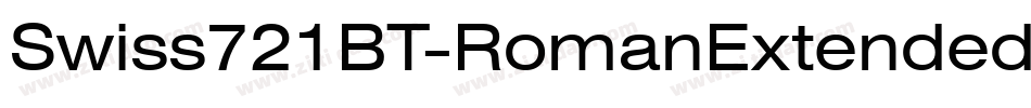 Swiss721BT-RomanExtended字体转换
