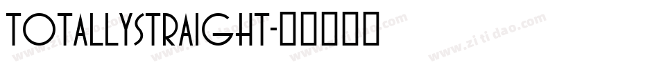 TotallyStraight字体转换