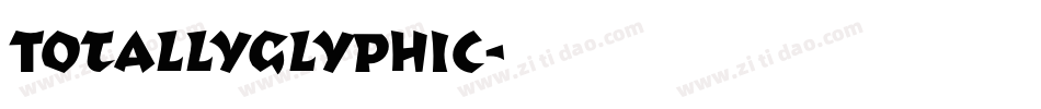 TotallyGlyphic字体转换