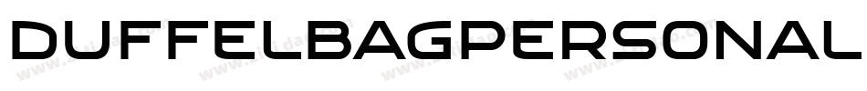 DuffelBagPersonalUse-w1Bz9字体转换