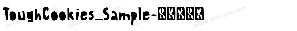 ToughCookies_Sample字体转换