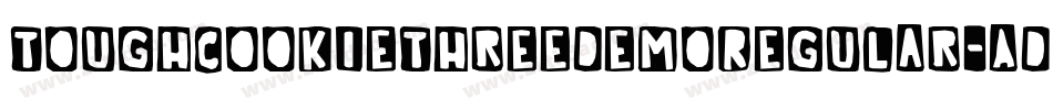 ToughCookieThreeDemoRegular-ADYA字体转换