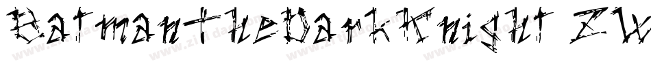 BatmanTheDarkKnight-ZWzq字体转换