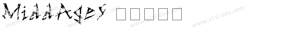 MiddAges字体转换