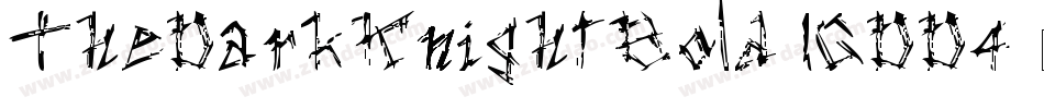 TheDarkKnightBold-1GDD4字体转换