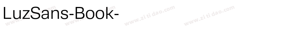 LuzSans-Book字体转换