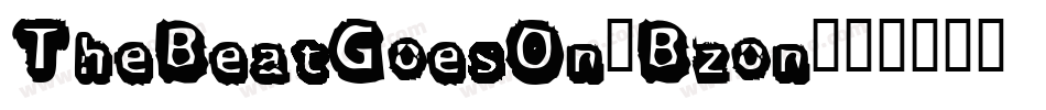 TheBeatGoesOn-Bzon字体转换
