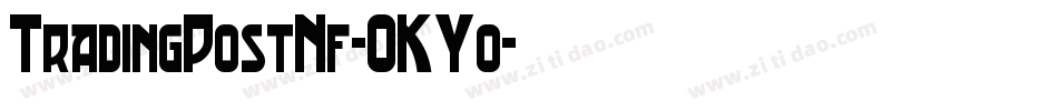 TradingPostNf-0KYo字体转换
