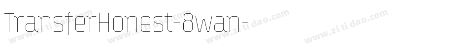 TransferHonest-8wan字体转换