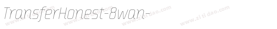 TransferHonest-8wan字体转换