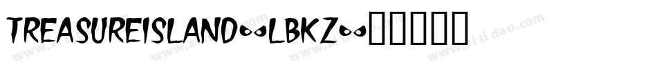 TreasureIsland-lBKZ字体转换
