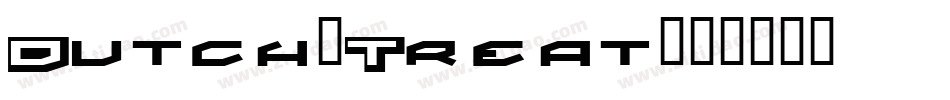 Dutch-Treat字体转换