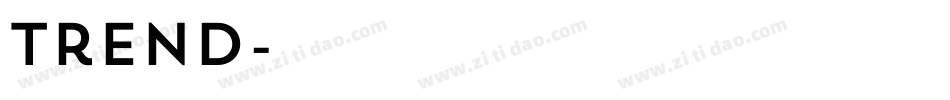 Trend字体转换