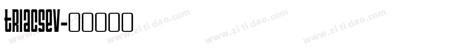 TRIACSEV字体转换 TRIACSEV字体转换