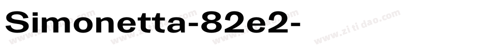 Simonetta-82e2字体转换