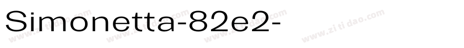 Simonetta-82e2字体转换
