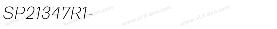 SP21347R1字体转换