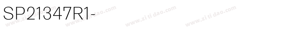 SP21347R1字体转换