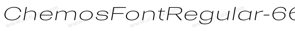 ChemosFontRegular-66X1字体转换