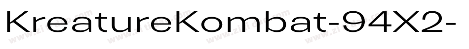 KreatureKombat-94X2字体转换