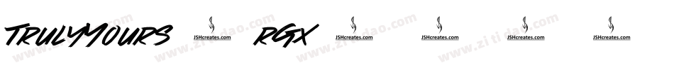 TrulyYours-rGx9字体转换