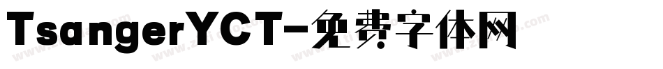 TsangerYCT字体转换