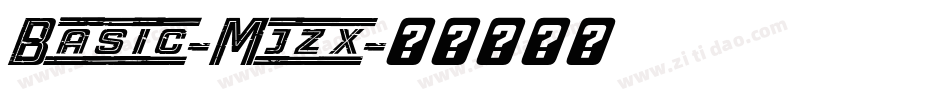 Basic-Mjzx字体转换