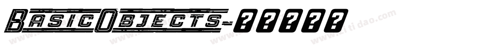 BasicObjects字体转换