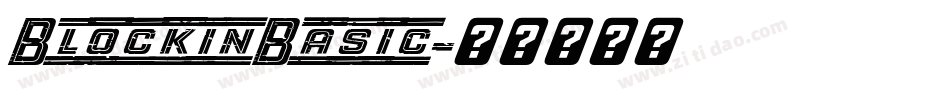 BlockinBasic字体转换