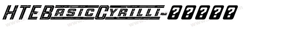 HTEBasicCyrilli字体转换