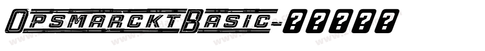 OpsmarcktBasic字体转换