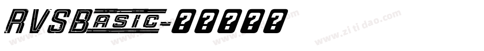 RVSBasic字体转换
