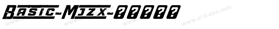 Basic-Mjzx字体转换
