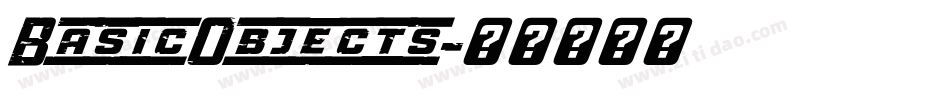 BasicObjects字体转换