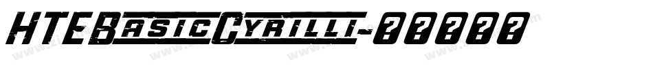 HTEBasicCyrilli字体转换