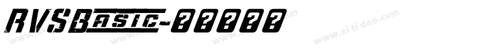 RVSBasic字体转换
